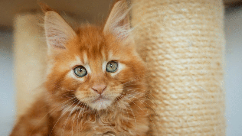 Orange Maine Coon – The Fluffy Feline with a Golden Glow